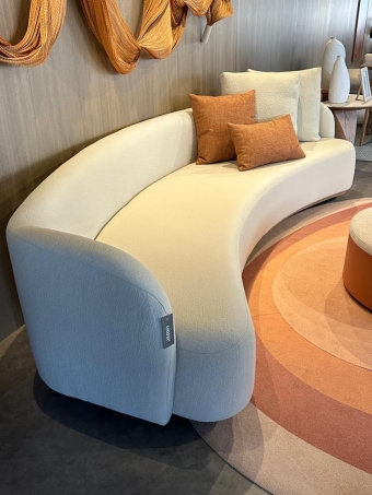 ESTOFADO CURVO 2,80 METROS  ATMO DESIGN REF 027