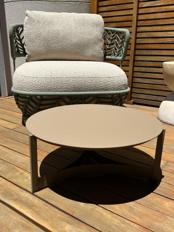 MESA DE CENTRO BONNA ALUMÍNIO 0,60  EXT 006